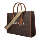 Michael Kors Mirella Women's Handbag Fabric Brown/Acorn