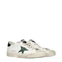 Golden Goose Superstar Men's Sneakers White/Green Leather