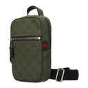 Gucci Men's Crossbody Bags Green/Forest Fabric