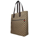 Gucci Men's Shoulder Bags Fabric Beige/Dark Brown
