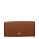 Versace Women's Wallet Brown Leather