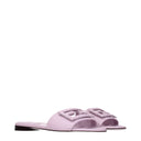 Fendi Women's Sandals And Clogs Pink/Pastel Pink Leather