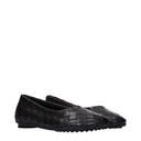 Bottega Veneta Atomic Women's Ballerina Shoes Black Leather