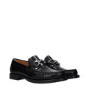 Salvatore Ferragamo Men's Fort Moccasins Black Leather