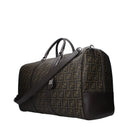 Fendi Men's Fabric Bags Brown/Ebony