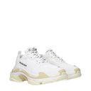 Balenciaga Triple S Sneakers Women's Fabric White