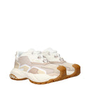 Versace Women's Sneakers Fabric Beige/Light Beige