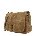 Saint Laurent Women's Brown Suede Shoulder Bags