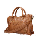 Borsa Balenciaga The City Donna Pelle Marrone/Cammello
