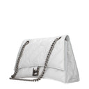 Balenciaga Women's Shoulder Bags Leather White/Optic White