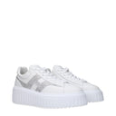Hogan Sneakers H Strepen Damess Wit leer