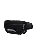 Jimmy Choo Men's Fabric Black Bags And Pouches