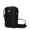 Versace Men's Black Leather Crossbody Bag