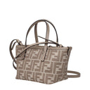 Fendi Women's Handbags Gray/Dove Fabric