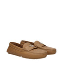 Prada Hommes's Mocassins marron/cuir naturel