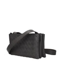 Bottega Veneta Men's Crossbody Bags Gray/Graphite Leather
