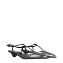 Prada Women's Sandals Gray/Anthracite Leather
