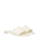 Moncler Slippers And Clogs Women's Slides Rubber White