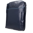 Piquadro Men's Blue Leather Shoulder Bags
