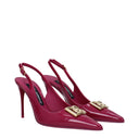 Dolce&Gabbana Sandals Cg0680 A10378 I484 Women's Violet/Cyclamen Leather