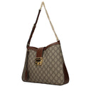Gucci Women's Padlock Shoulder Bags Beige/Ebony Fabric