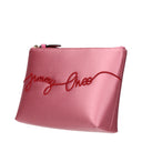 Jimmy Choo Raina Pochette Women's Pink Satin/Candy Rose