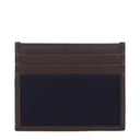 Prada Document Holder Men Fabric Blue/Brown