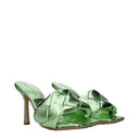 Bottega Veneta Women's Sandals Green/Pistachio Leather