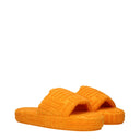 Bottega Veneta Men's Clogs And Mules Orange/Mandarin Fabric
