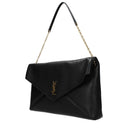 Saint Laurent Cassandre Women's Handbag Black Leather