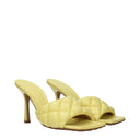 Bottega Veneta Femmes Sandales Cuir Jaune/Citron