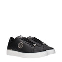 Philipp Plein Herrens Ledersneaker Schwarz