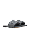 Bottega Veneta Lido Women's Sandals And Clogs Silver/Oyster Leather