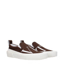 Valentino Garavani Men's Slip On Fabric Brown/Dark Chocolate