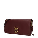 Pinko Pochette Click Women Leather Red/Burgundy
