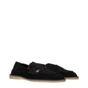 Dolce&Gabbana Men's Loafers Black Suede
