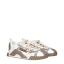Dolce&Gabbana Men's Sneakers White/Mud Fabric