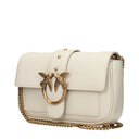 Pinko Love Women's Crossbody Bags White/Ivory Leather