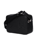 Gucci Men's Jumbo Crossbody Bag Black Leather