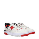 New Balance Sneakers 550 Men's Leather White/Red
