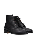 Skórzane botki damskie Thom Browne w kolorze czarnym