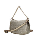 Michael Kors Carmela Women's Fabric Gold Handbag