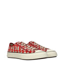 Valentino Garavani Men's Sneakers Fabric Beige/Red