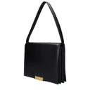 Jil Sander Women's Carnet Leather Shoulder Bag Black