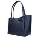 Michael Kors Women's Reed Shoulder Bag Leather Blue/Navy Blue