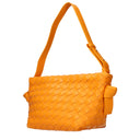 Bottega Veneta Women's Tie Shoulder Bag Orange/Mandarin Leather