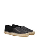 Saint Laurent Espadrillas Männer Leder schwarz