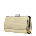 Jimmy Choo Zahra Woman Gold Leather Clutch