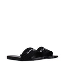 Givenchy Slippers En Klompen 4g Damess Stof zwart