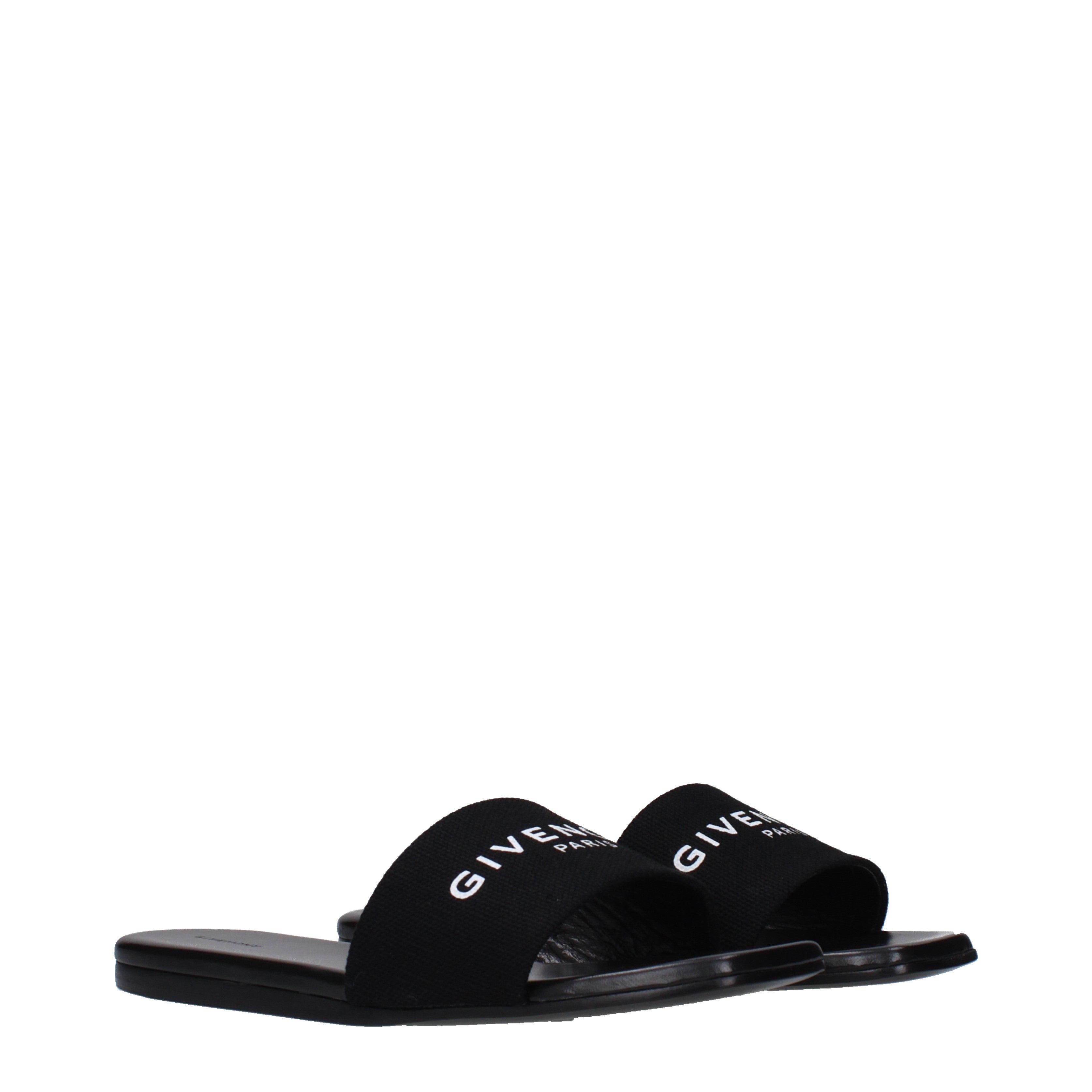 Givenchy Slippers En Klompen 4g Damess Stof zwart